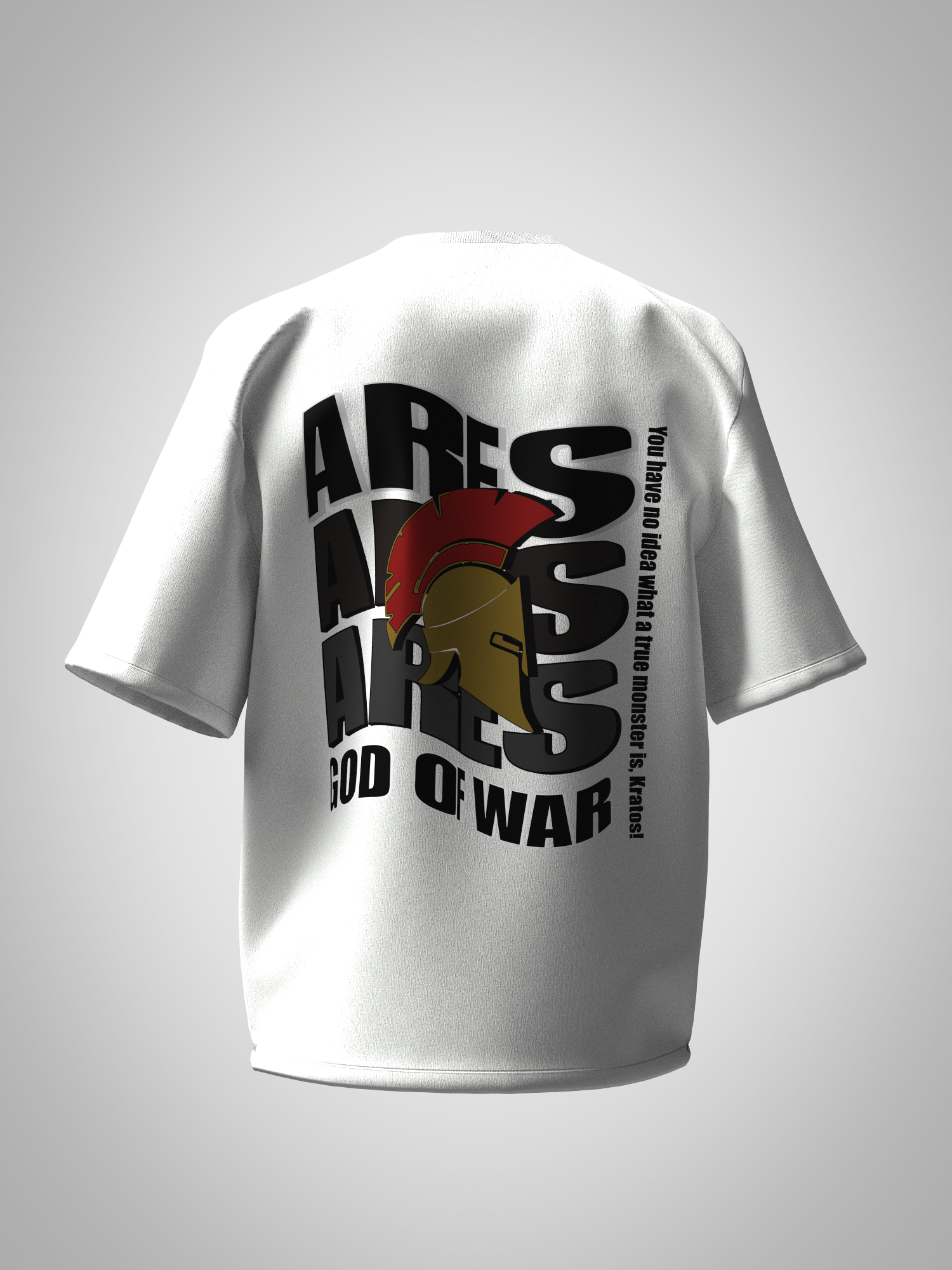 ARES GOD OF WAR WHITE TEE