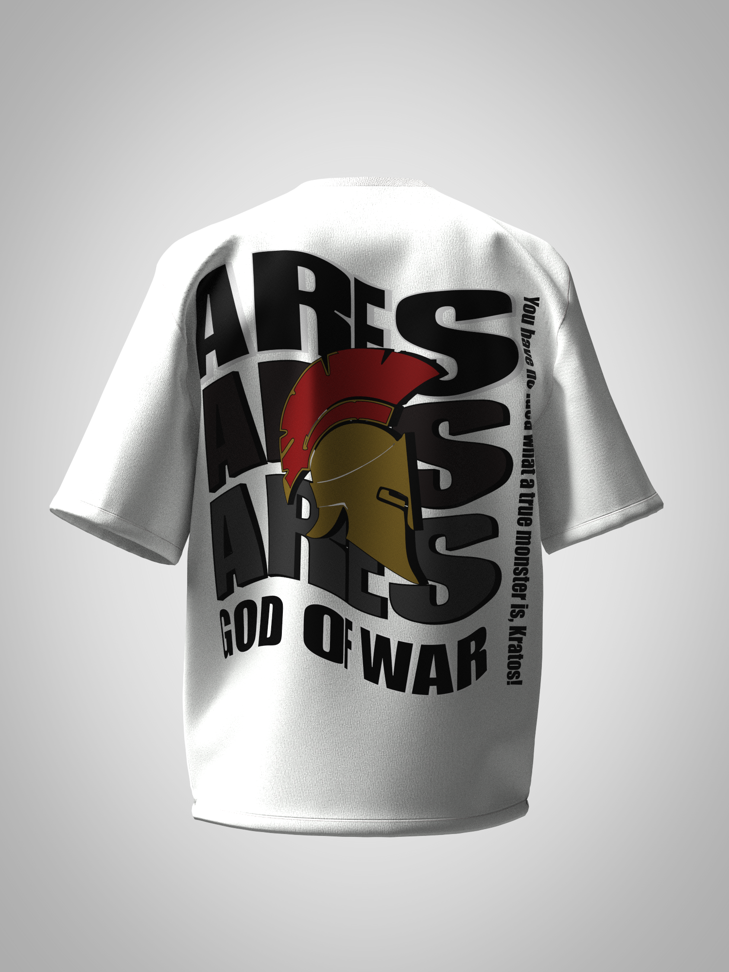 ARES GOD OF WAR WHITE TEES